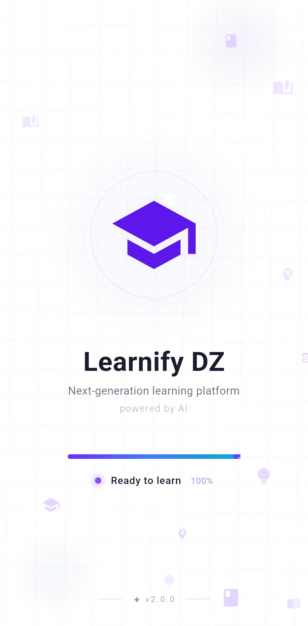 Learnify DZ launch screen